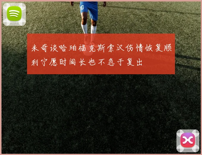 米奇谈哈珀福克斯索汉伤情恢复顺利宁愿时间长也不急于复出