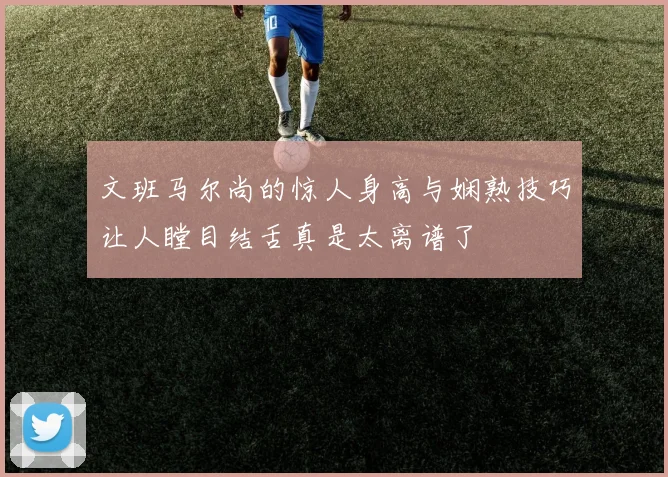 文班马尔尚的惊人身高与娴熟技巧让人瞠目结舌真是太离谱了
